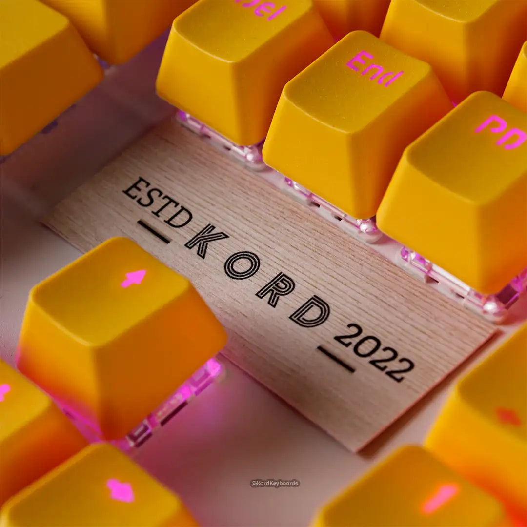 Yellow on Yellow Keycaps Set