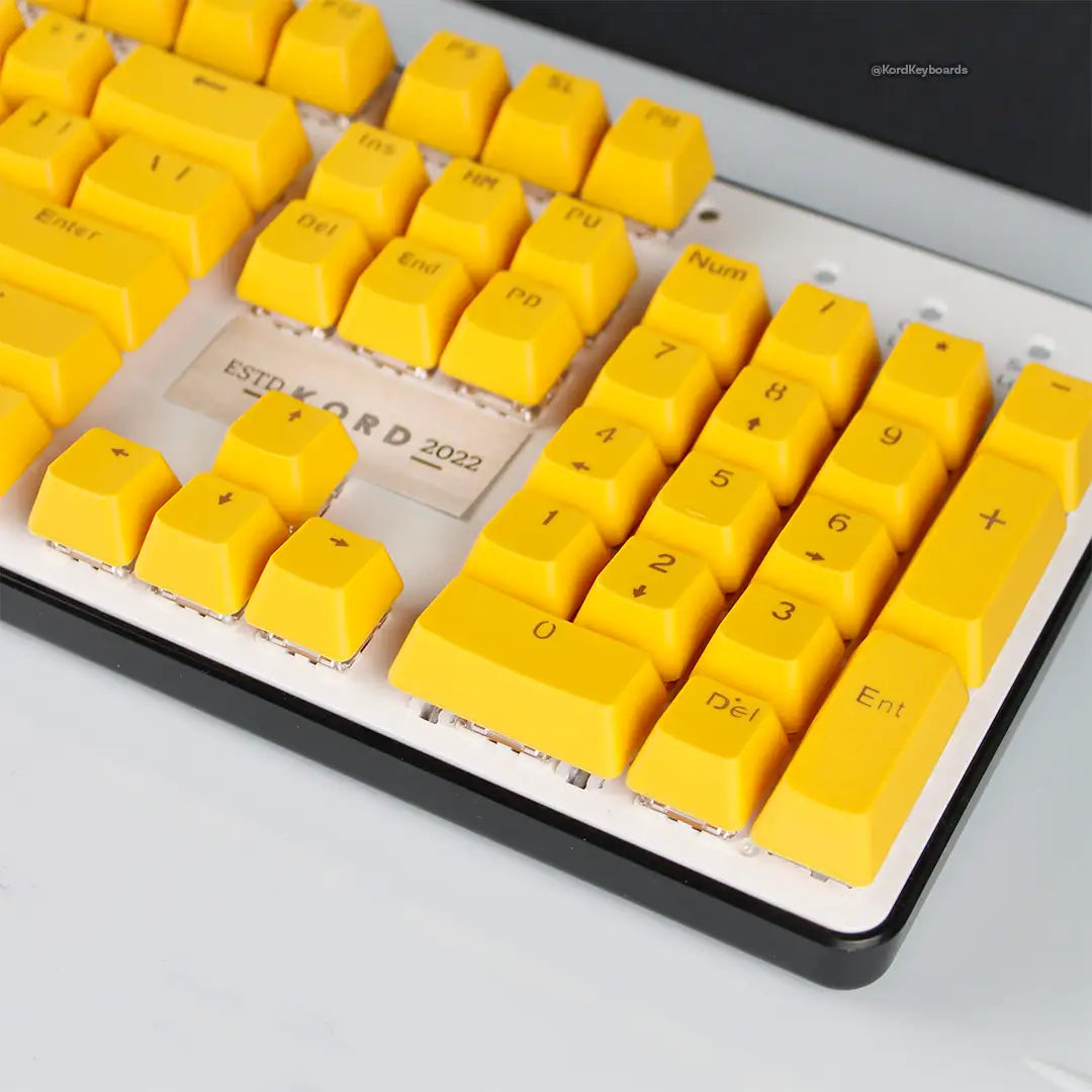 Yellow on Yellow Keycaps Set
