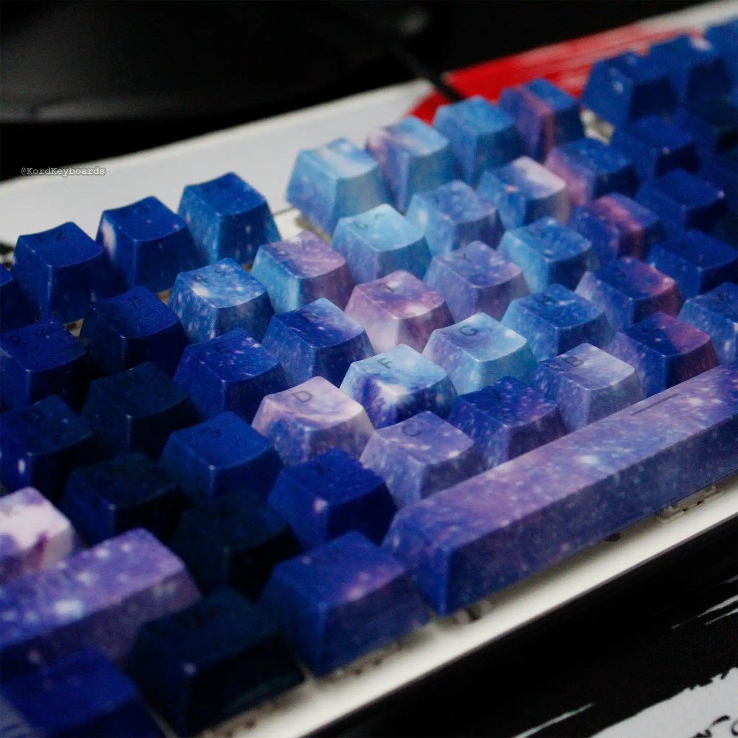 Milky Way Galaxy Keycaps