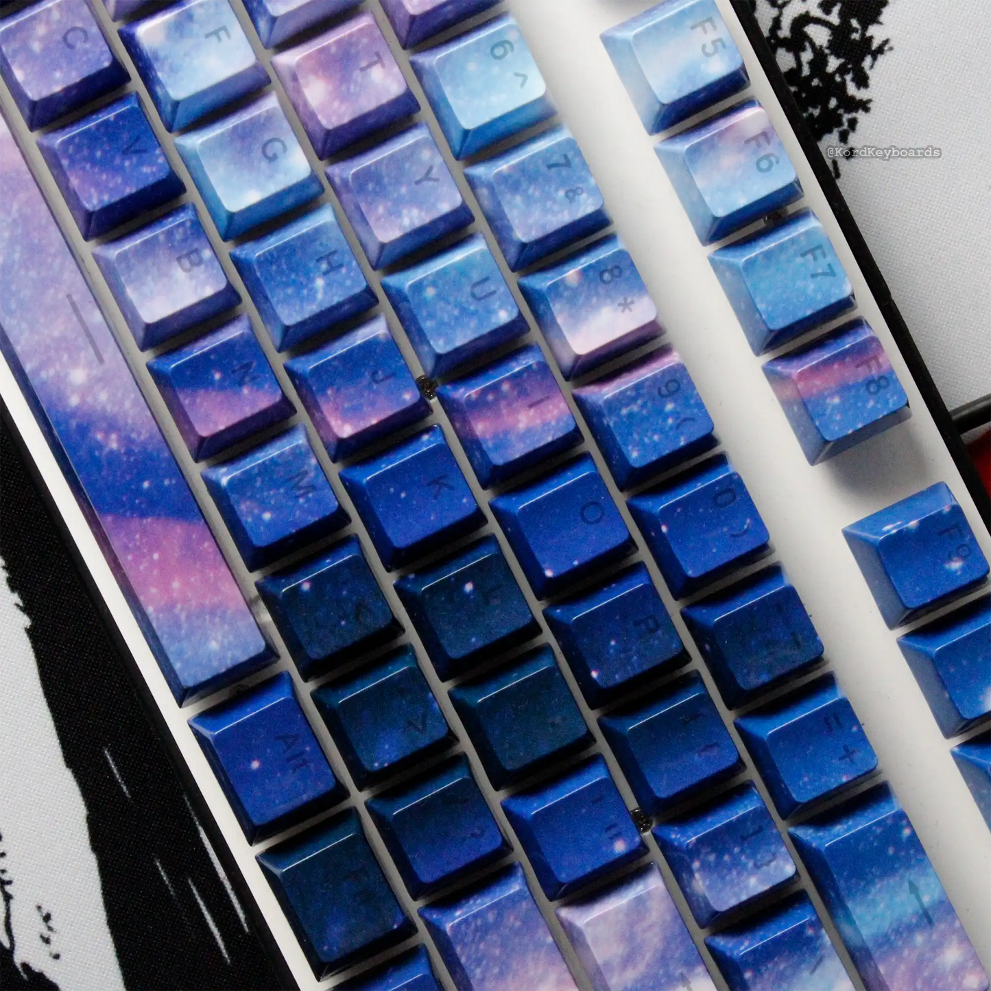 Milky Way Galaxy Keycaps