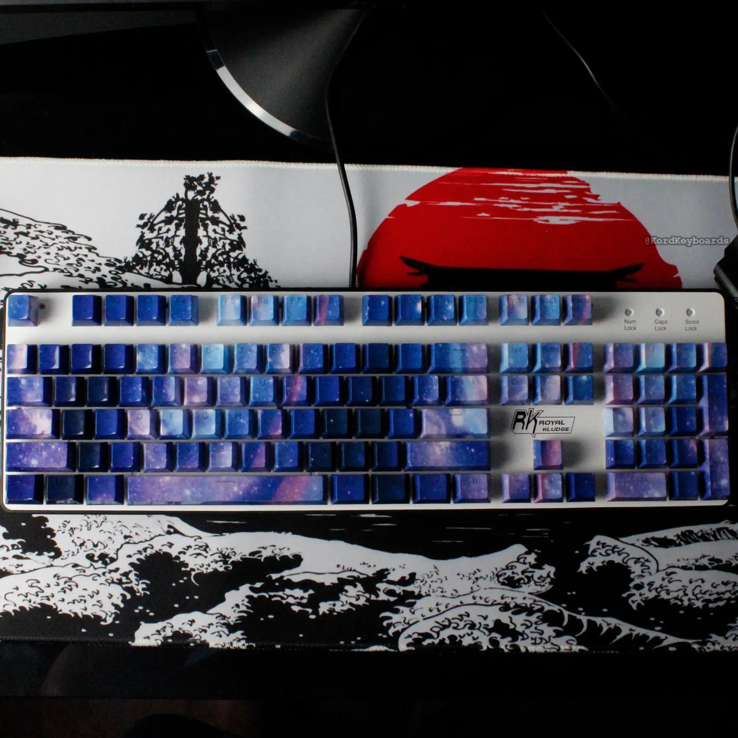 Milky Way Galaxy Keycaps