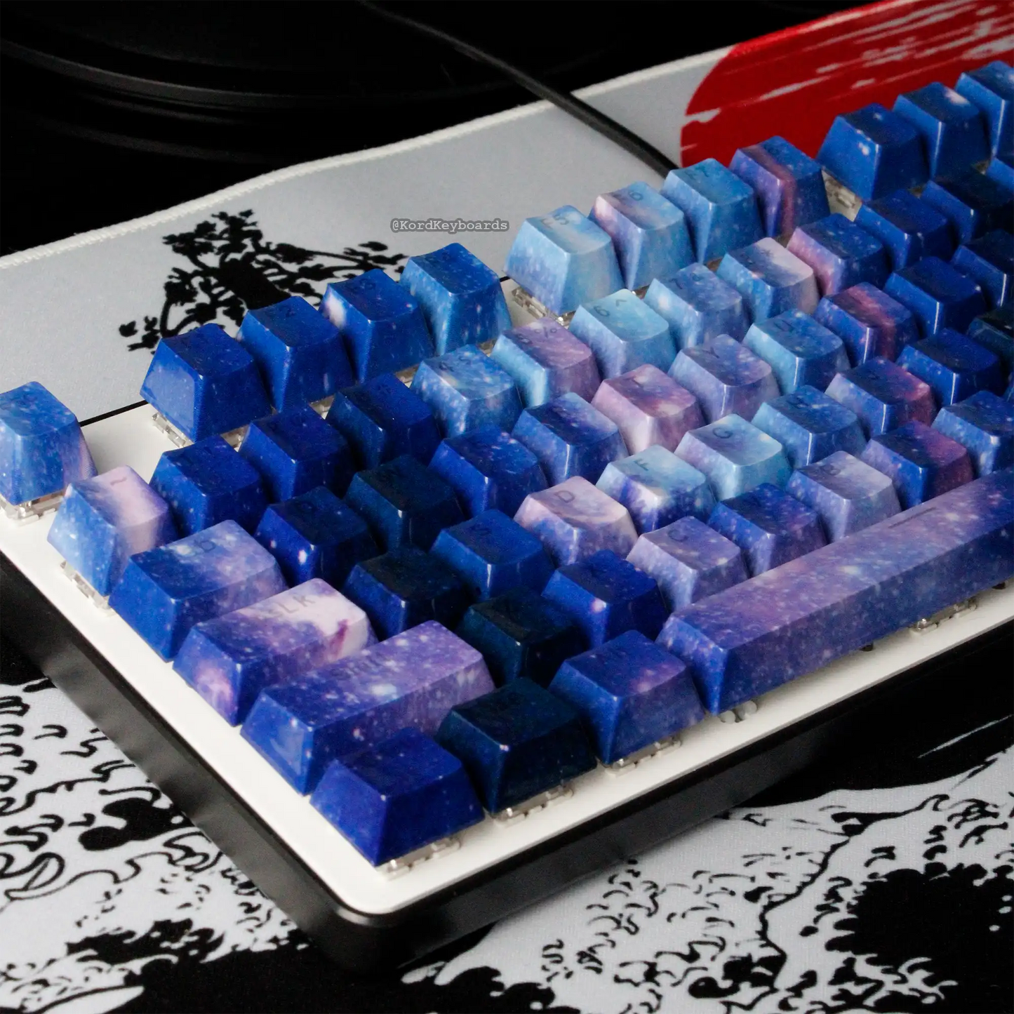 Milky Way Galaxy Keycaps