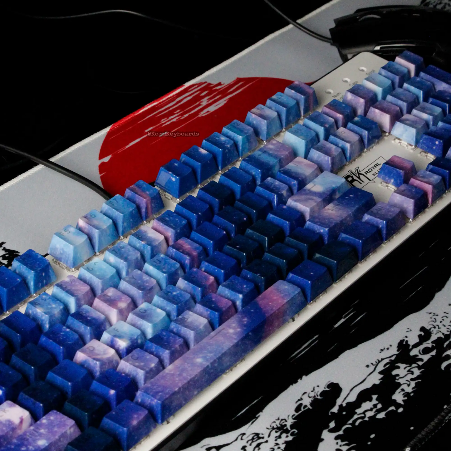 Milky Way Galaxy Keycaps