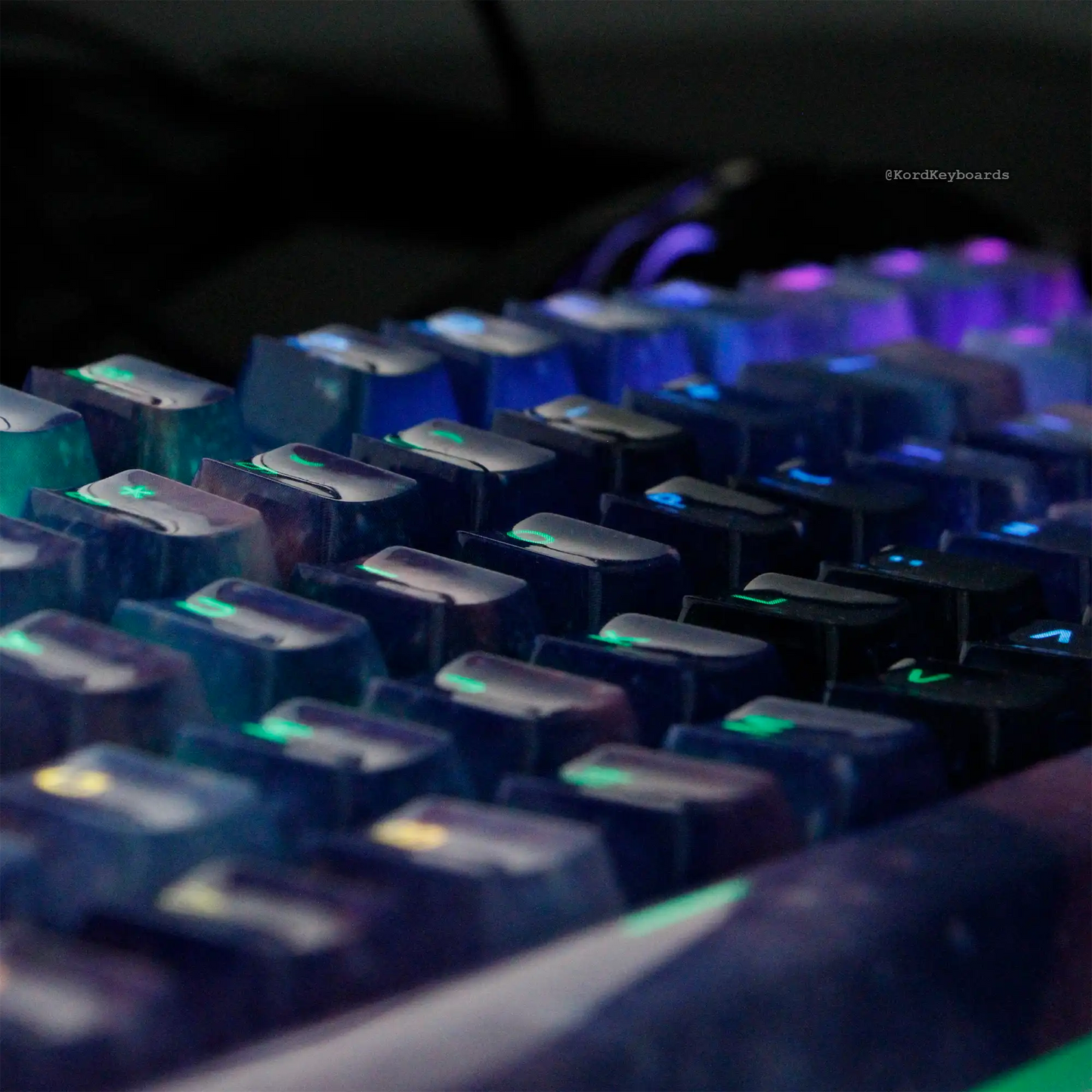 Milky Way Galaxy Keycaps