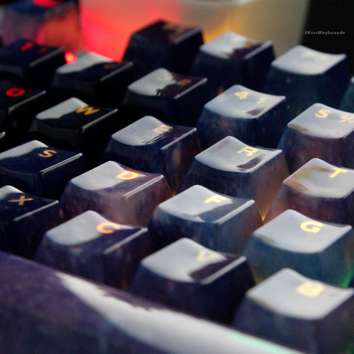 Milky Way Galaxy Keycaps