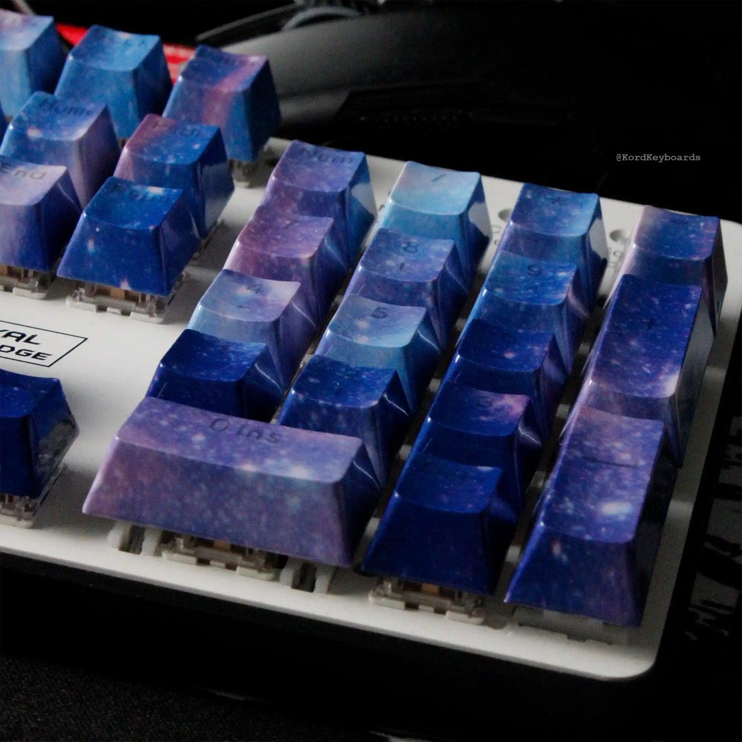 Milky Way Galaxy Keycaps