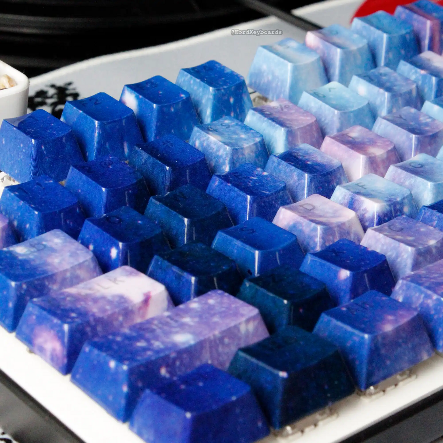 Milky Way Galaxy Keycaps