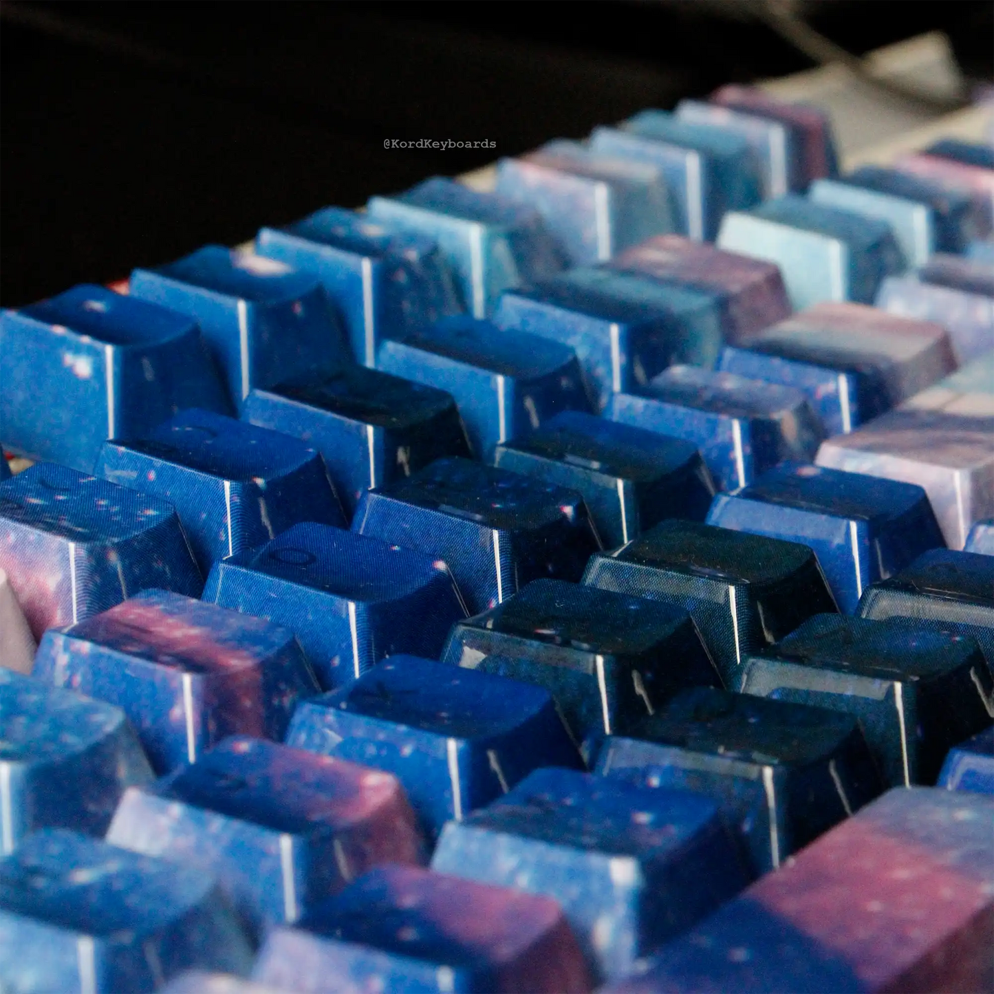 Milky Way Galaxy Keycaps