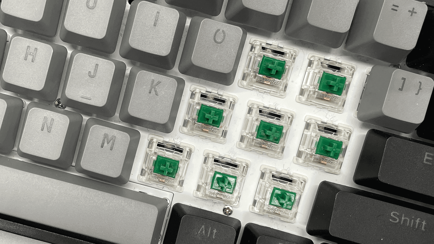 Gateron Green Mechanical Keyboard Switches - Kord