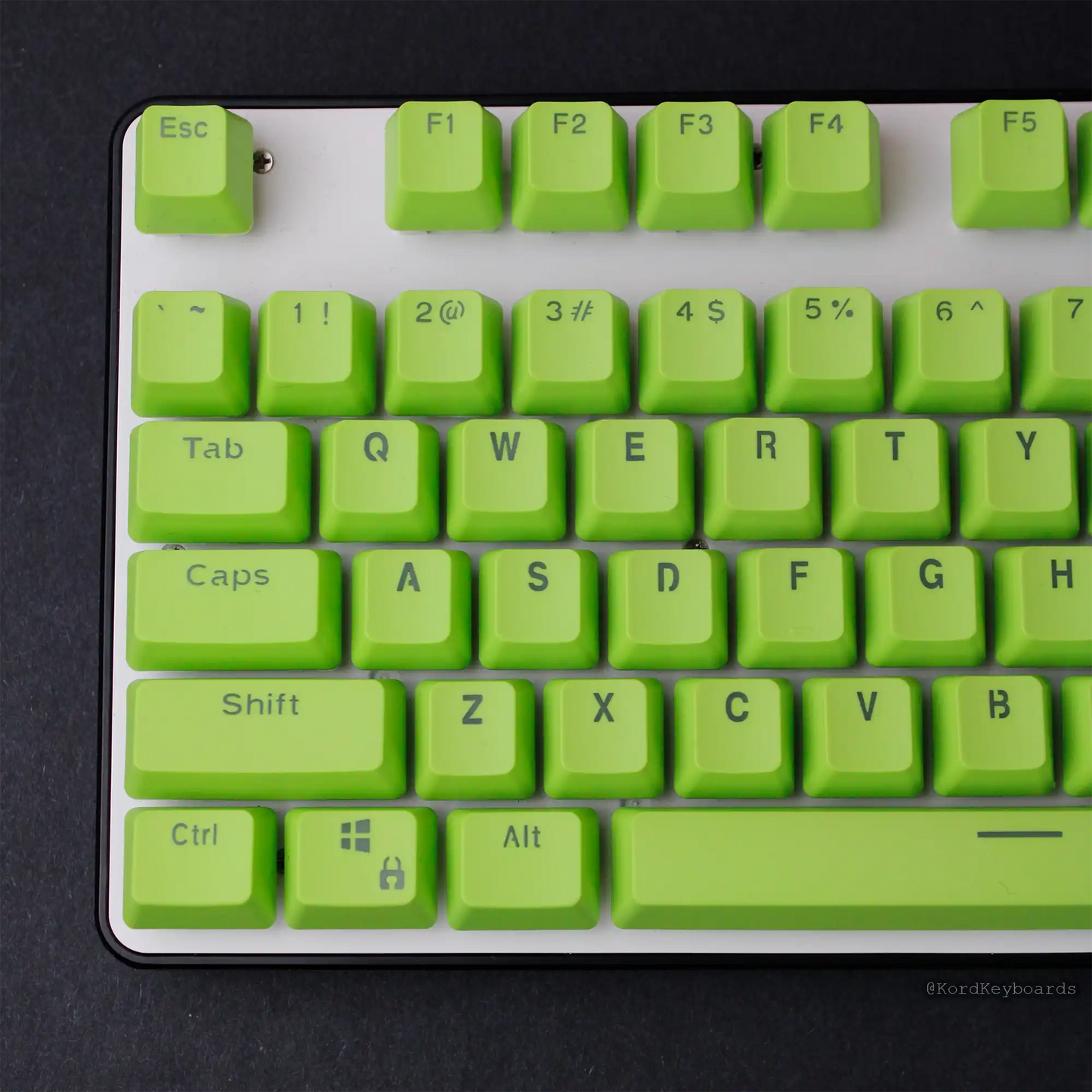 Lime on Lime Keycaps Set
