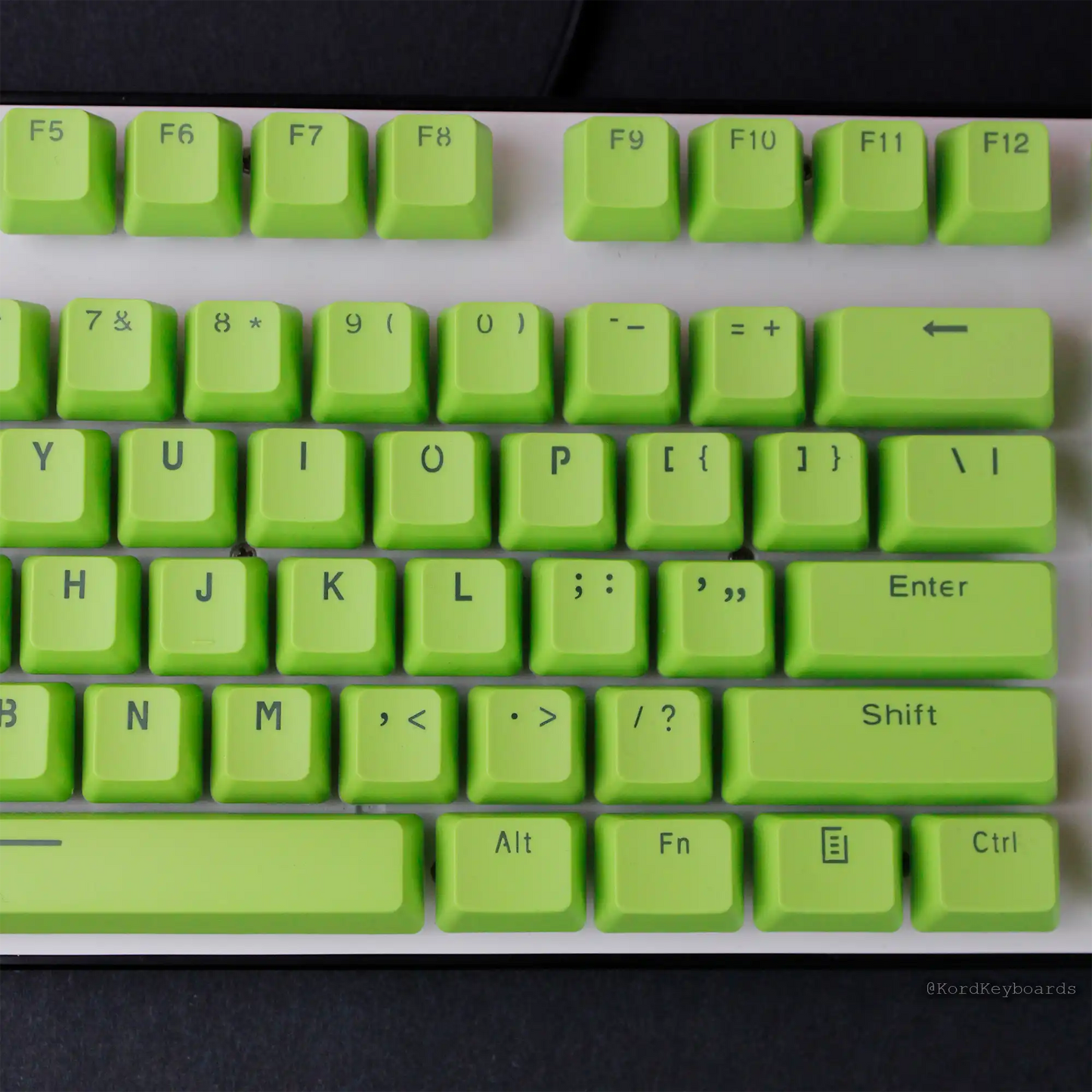 Lime on Lime Keycaps Set