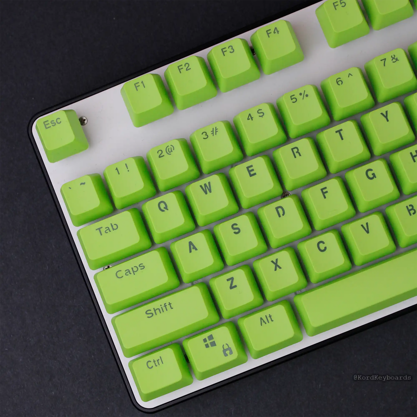 Lime on Lime Keycaps Set