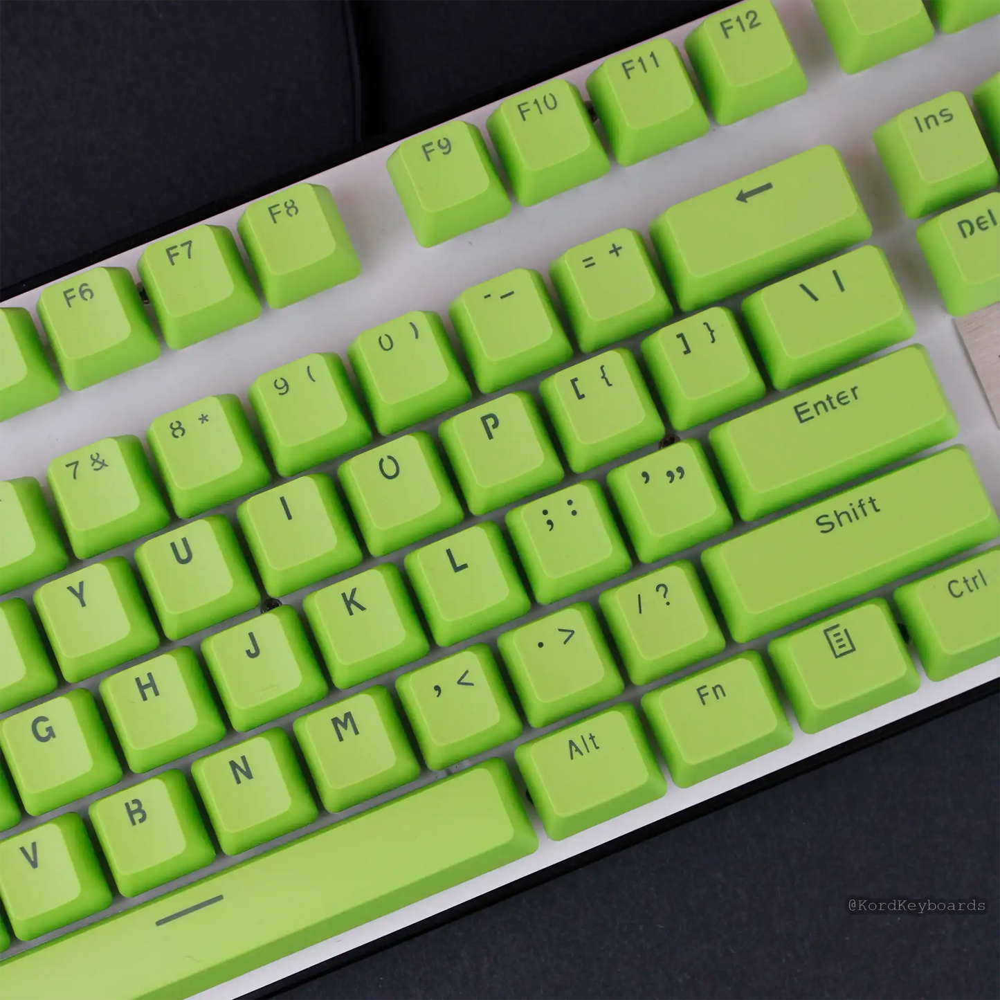 Lime on Lime Keycaps Set