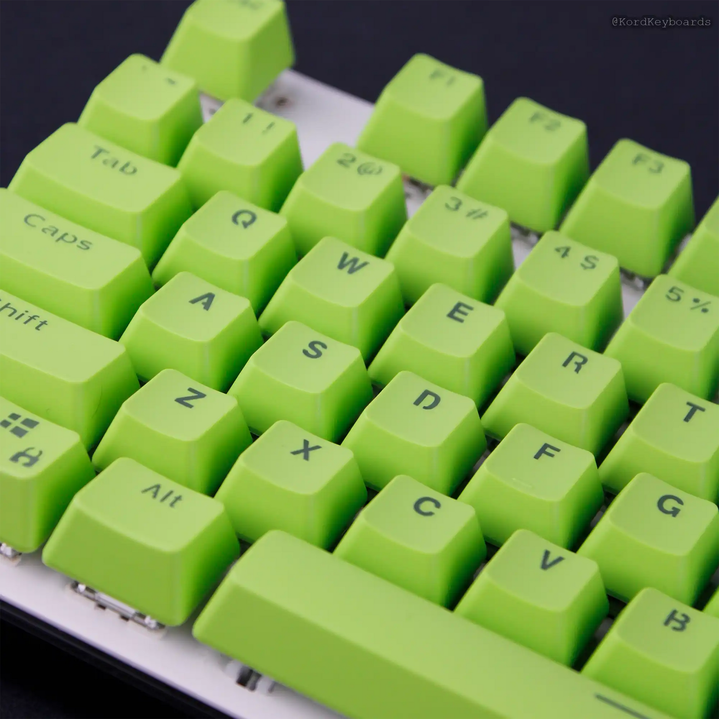 Lime on Lime Keycaps Set