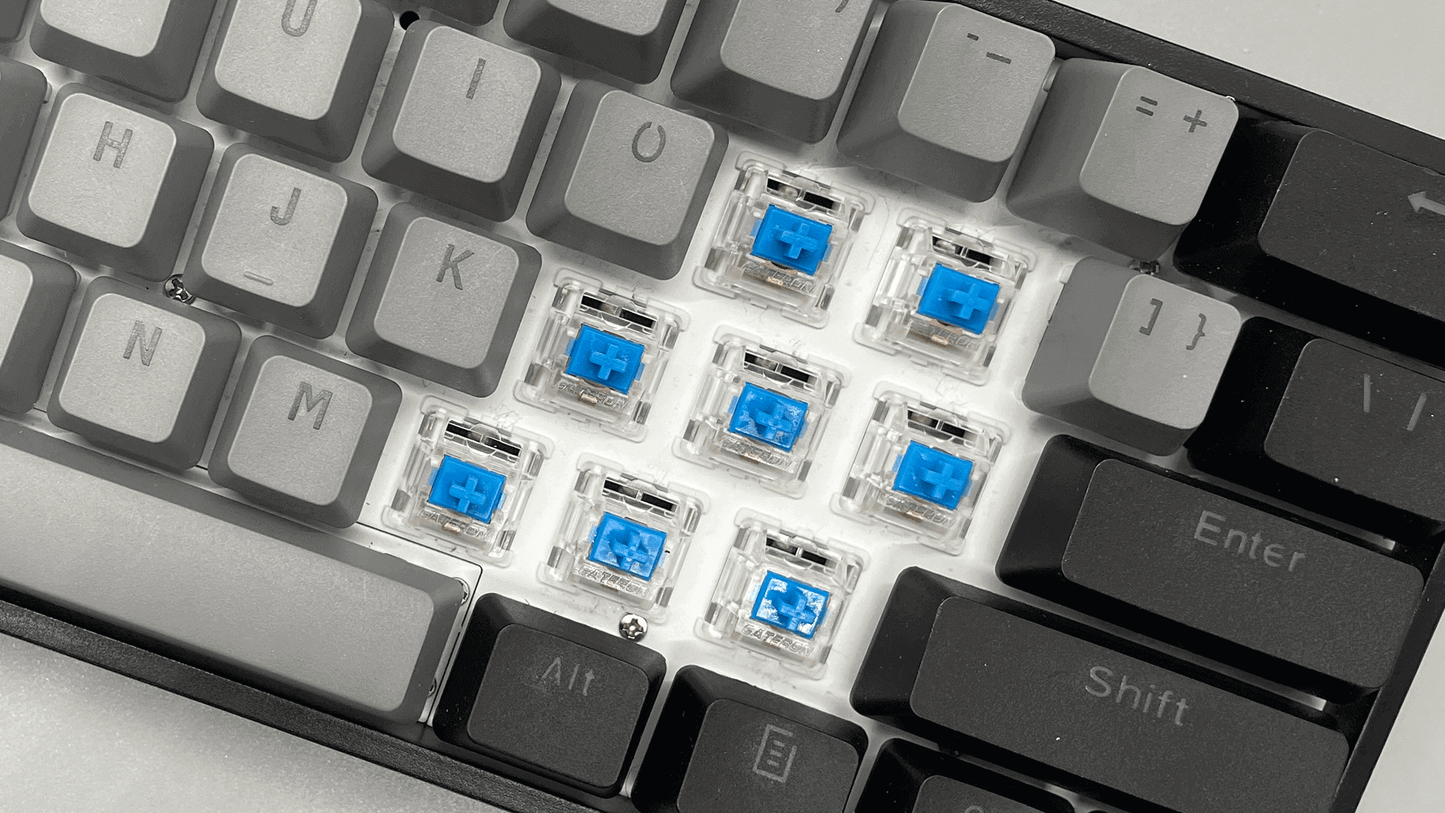 Gateron Blue Mechanical Keyboard Switches - Kord