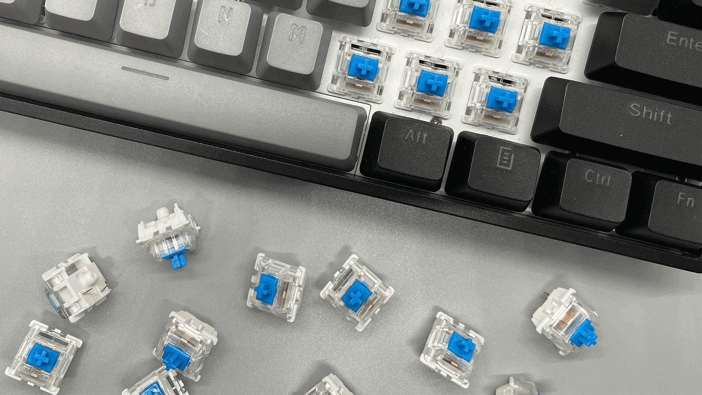 Gateron Blue Mechanical Keyboard Switches - Kord