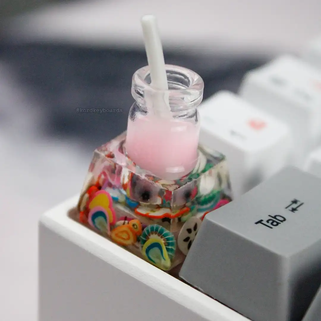 Bubble Tea Escape Keycaps