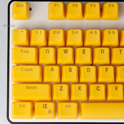 Yellow on Yellow Keycaps Set