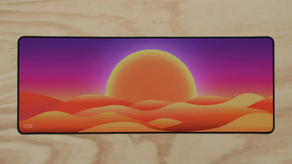 Sunset Oasis Full Desk Mousepad